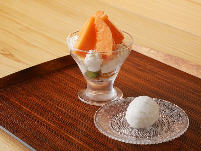 旬のフルーツを使った、食後のお楽しみ『デザート』