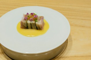 北海道の魚と肉のおいしさが調和した逸品『旬魚のテリーヌ』