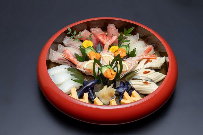 ネタが大きく、食べ応えのある『上にぎり』