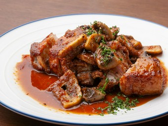 阪東もち豚の厚切りソテー～ポークジンジャーソース～