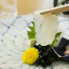  活〆肝付カワハギ薄造り