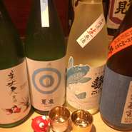 季節ごとにご用意する料理と相性抜群の日本酒