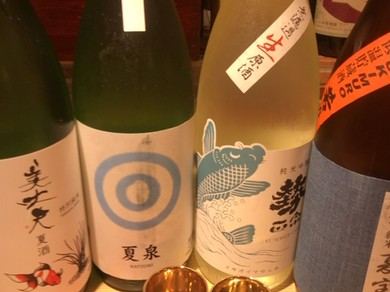 季節ごとにご用意する料理と相性抜群の日本酒