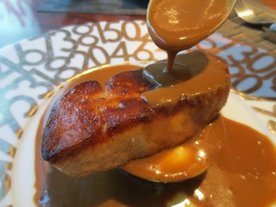 フォワグラのポワレMISOソース