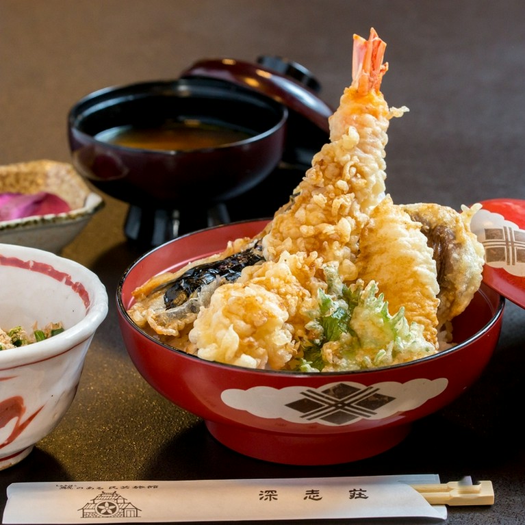 大海老天丼　