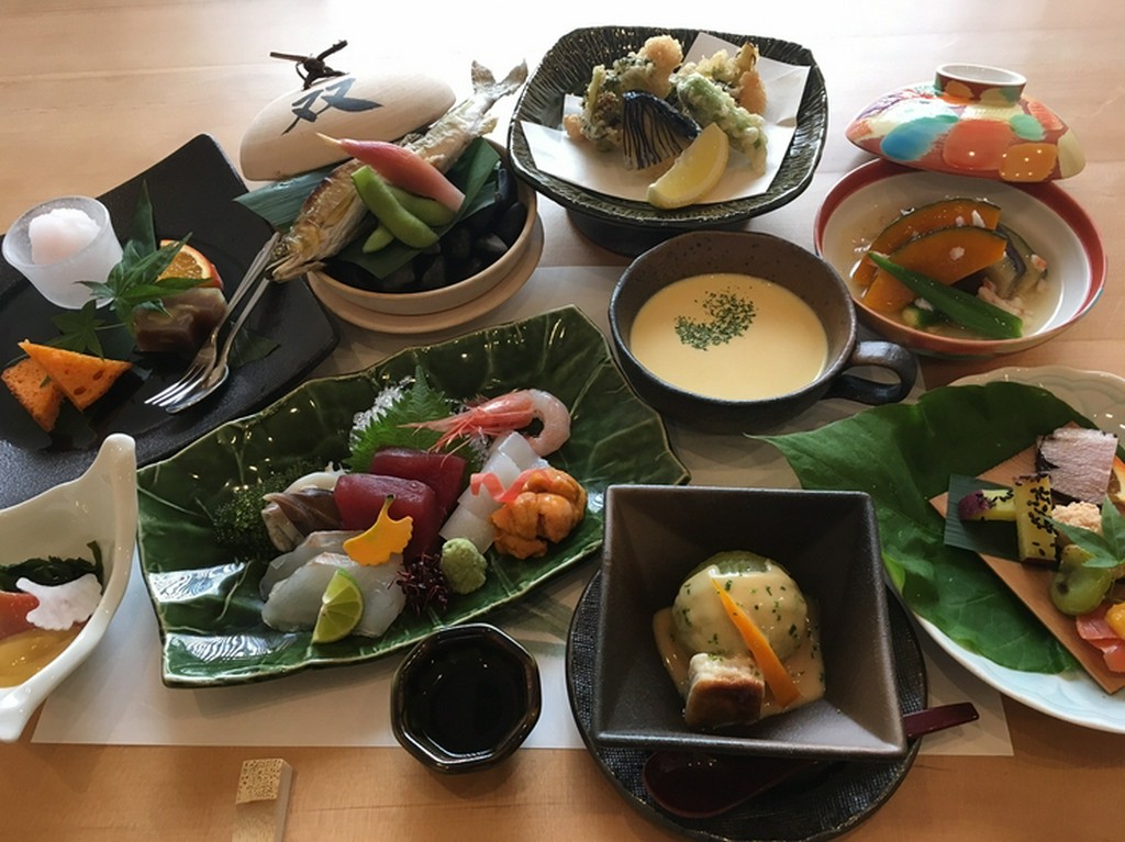 全9品のコースです。