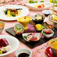 ・旬菜8種
・初鰹と旬魚の盛合せ
・若筍と浅利の桜蒸し
・イサキと太市産筍のグラタン風
・若筍揚げと山菜色々
・筍の炊き込みご飯、香の物、赤出汁
・デザート