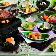 ・前菜
・お椀
・造里
・焼物
・揚物
・飯物
・デザート
※季節、仕入れによってメニュー内容が変わります。