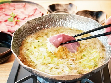 牛たん盛合せ　3種の薬味添え