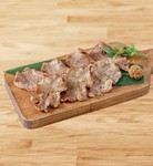 手軽に食べていただけるように、薄切りにしてサッと炙りました。

＜選べる薬味＞
ねぎ塩／とうがらし味噌／わさび

5枚　1,650円
7枚　2,255円