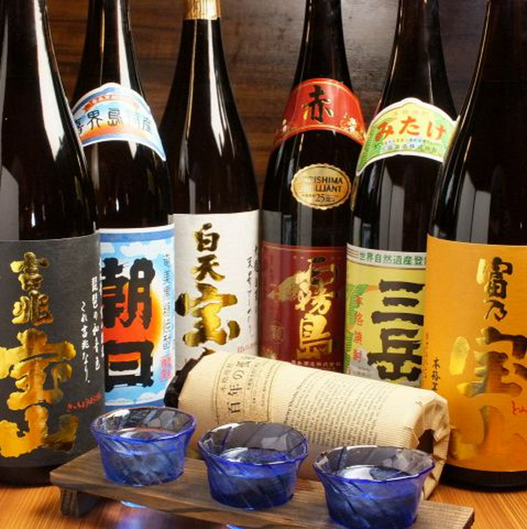 ビール、焼酎、日本酒、カクテル等々、各種ドリンクも充実