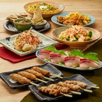 自慢のとり料理を堪能できる贅沢でリーズナブルなコースをぜひお試しください。