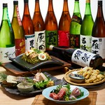 5種の日本酒飲み比べ付きプラン！