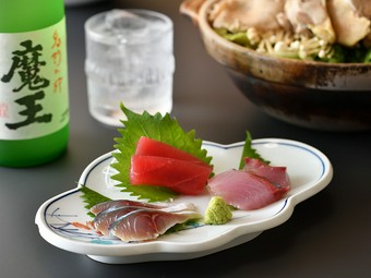 おまかせ刺身三種盛り