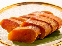 塩分を抑えた、柔らかい自家製からすみ