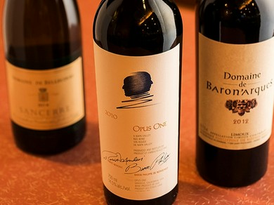 おいしいワインもご用意いたしております