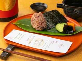 「田の心を伝える」。店主の想いを込めた『息子の玄米塩むすび』
