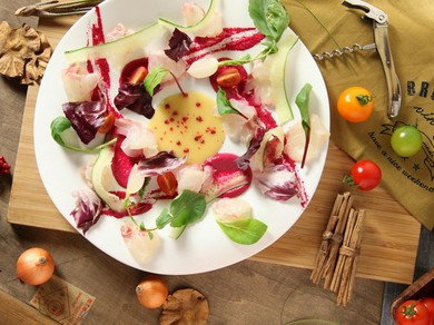  本日のカルパッチョ　菜園風