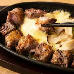ハラミ１本焼き（ゴルゴンゾーラチーズ）