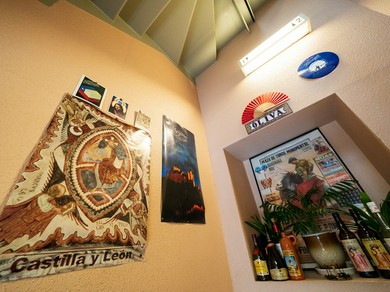 スペインを感じさせる装飾があちらこちらに