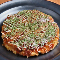 能登豚のお好み焼き