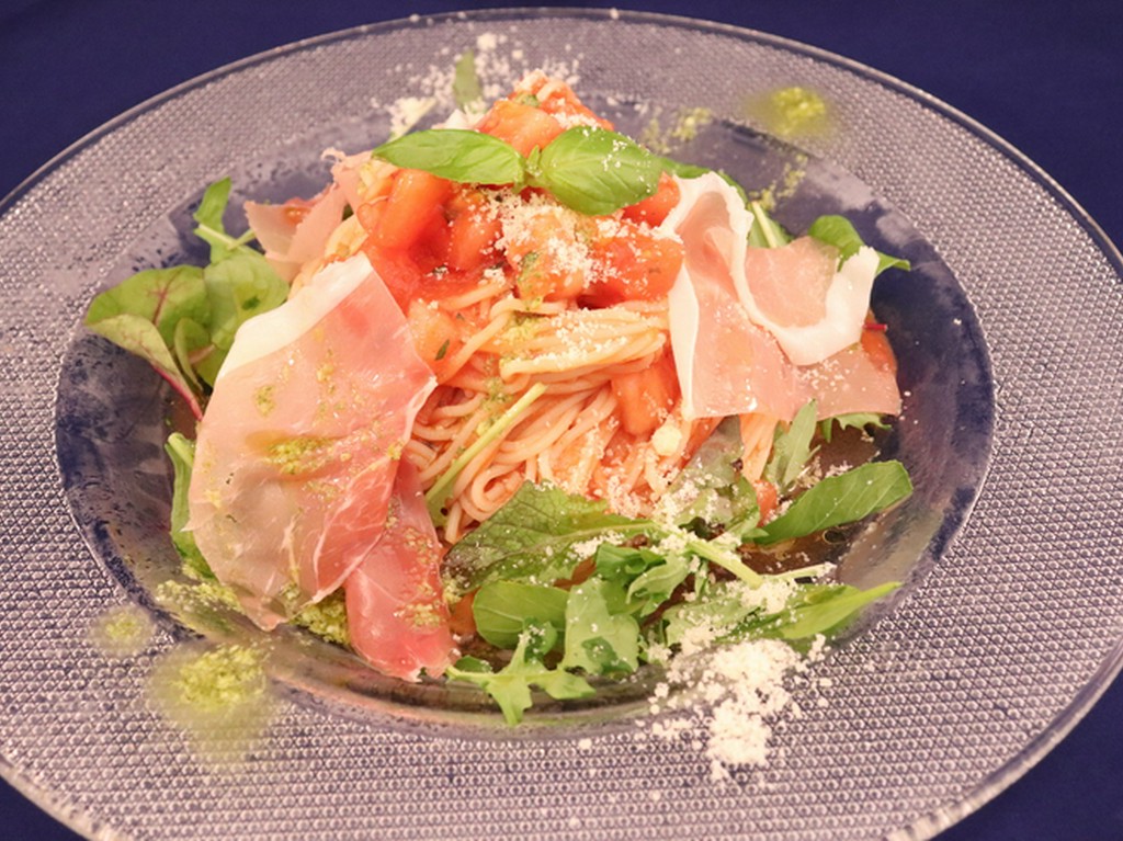 【夏季限定】生ハムとトマトの冷製カッペリーニ ￥980