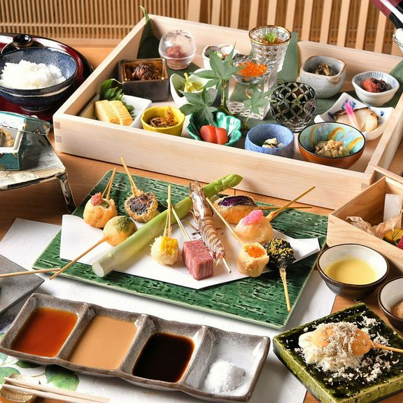 ＊おすすめ＊10種の串揚げコース