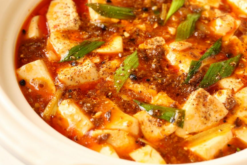 山椒の効いた本場四川風麻婆豆腐
