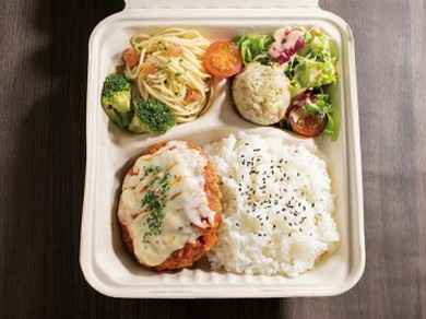 Route227s'cafeのハンバーグ弁当