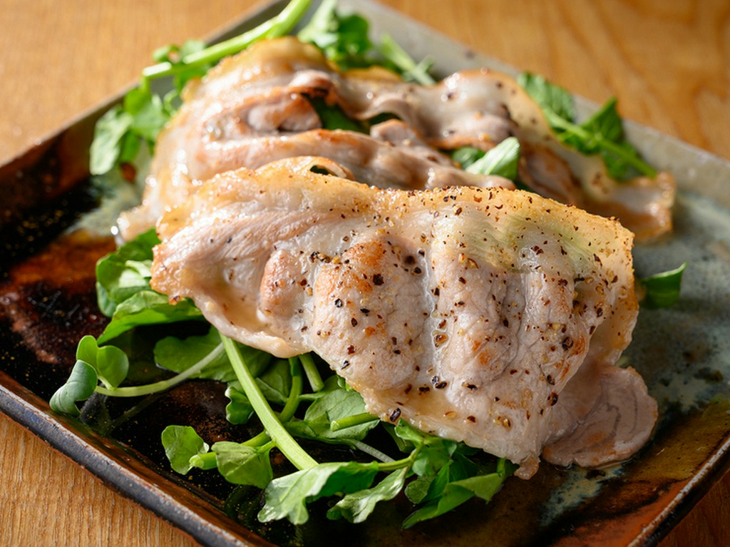 錦雲豚の焼しゃぶ