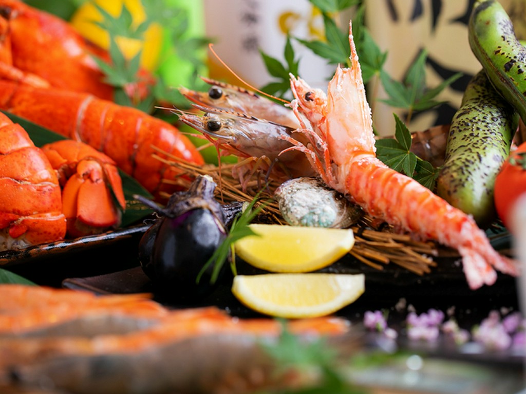 車海老の塩焼き