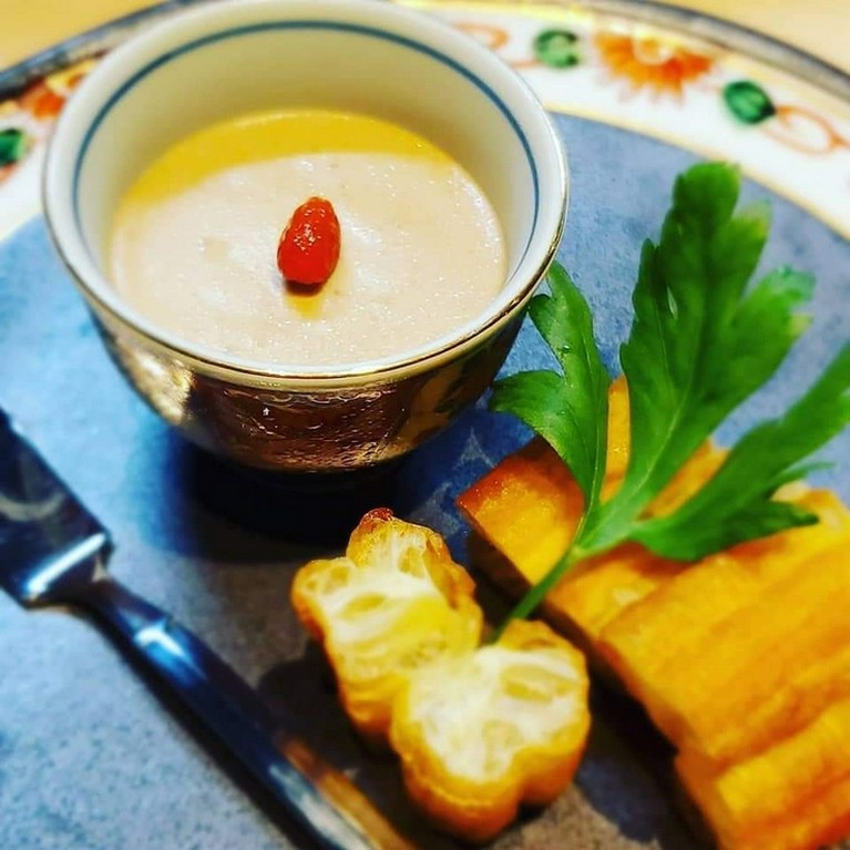 中華風白レバーパテ