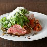 特撰和牛モモ肉のタリアータ