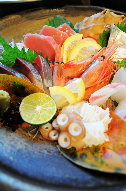 鮮度抜群のお造り盛り合わせ