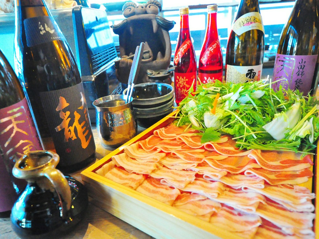 瀬戸内六穀豚しゃぶしゃぶコース　5,100円（飲み放題付き）