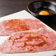 柔らかい肉の旨みと卵のコクが口いっぱいに広がる『焼きすき』