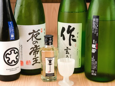 厳選した銘酒に酔いしれる