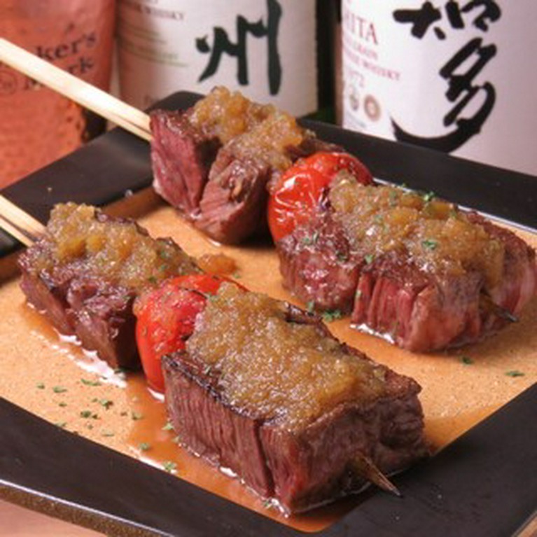 牛サガリステーキ串