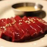 新鮮であま～い生レバを炙ってどうぞ