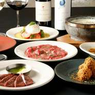 仕入れ状況等により、コースの内容が一部変更になる場合がございます。ご事情により、2名様に減ってしまった場合はお1人様税抜1000円頂戴させていただきます。
