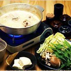 焼き鳥風の水炊き（小鍋）