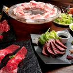 md next自慢の水晶板焼きは写真映え抜群！水晶板焼き・こぶ黒の塊肉グリルを中心にした全8品コース。