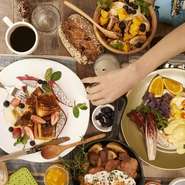 東京　代官山の八幡通り沿い。開放的なテラスとサーフシックな店内。ヘルシーでパワフルな朝食・ブランチからディナータイムまで、様々なシーン使いが出来るカフェレストラン。