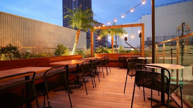 テラス席がある