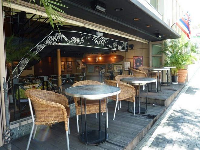 テラス席がある
