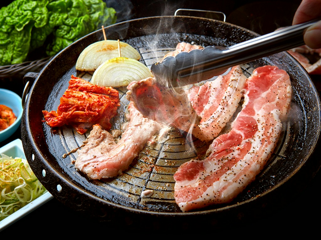 サムギョプサル ※1人前(2人前より)　+450円でチーズ・サムギョプサル