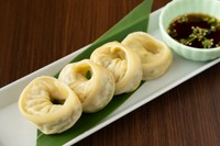 韓国の蒸し餃子。