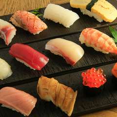 寿司職人が握る渾身の一貫