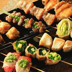 素材には一切妥協なく、創作から定番串まで！