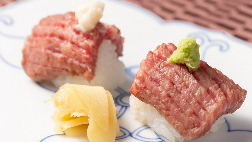 料理人こだわりの逸品『近江牛握り寿司』